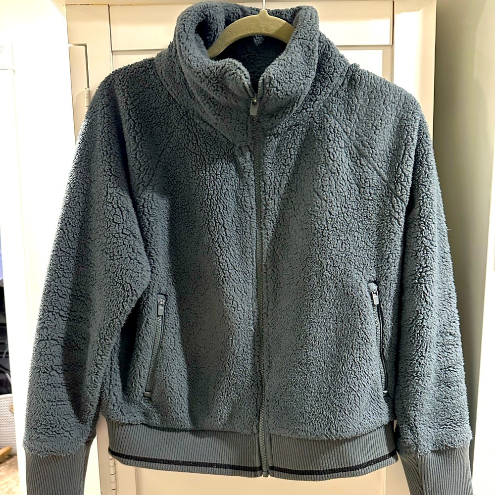 Athleta Sherpa Fleece Zip-up